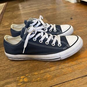 Converse Dark Blue Canvas Sneakers